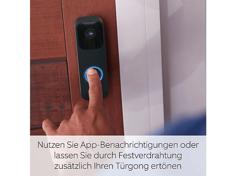 Thumbnail - BLINK Video Doorbell Schwarz Türklingel