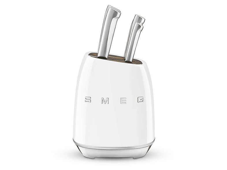 Smeg KBSF02WH 50's Style Messerblock, Weiß, 7-tlg. — Foto 2 von 4