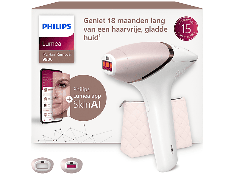 PHILIPS BRI950/02 Philips Lumea Prestige 9900 Series Skin AI IPL-apparaat Wit