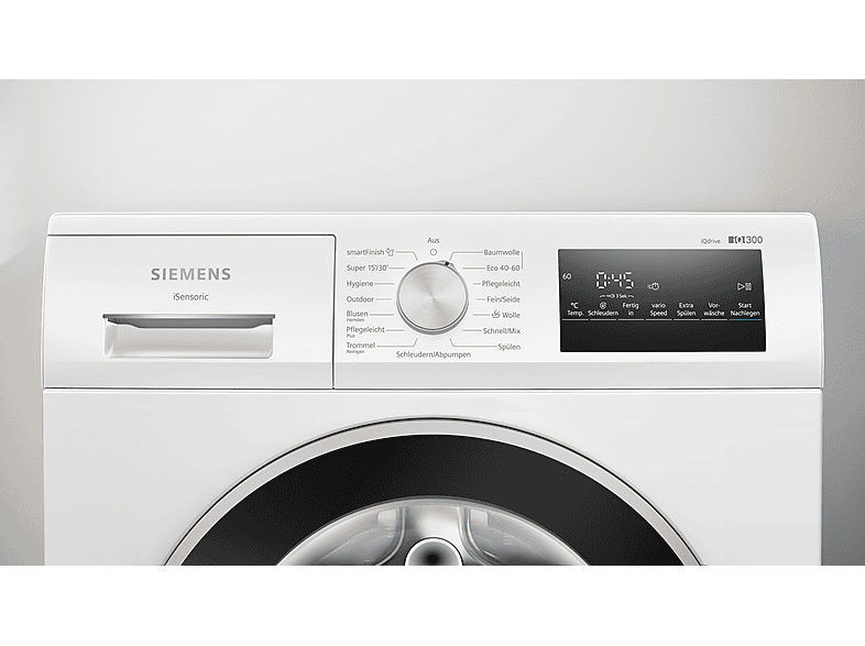 Siemens WM14NKECO5 iQ300 Waschmaschine (8 kg, 1400 U/Min., A, Frontlader) — Foto 5 von 5