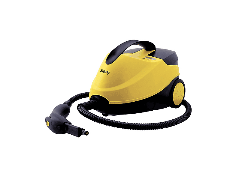 GENERATORE DI VAPORE Traino H.KOENIG nv6200, Potenza Max 2000 W, Serbatoio 1,5 l, Pressione 4 bar, giallo