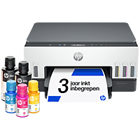 MediaMarkt HP Smart Tank 6005 - All-in-one printer - Thermische inkjet - kleur - A4 - Grijs/Wit aanbieding