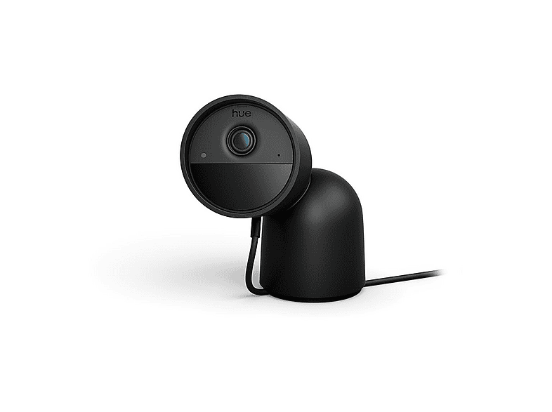 Philips Hue Secure kabelgebundene Kamera mit Standfuß - mit 2K-Auflösung - Schwarz