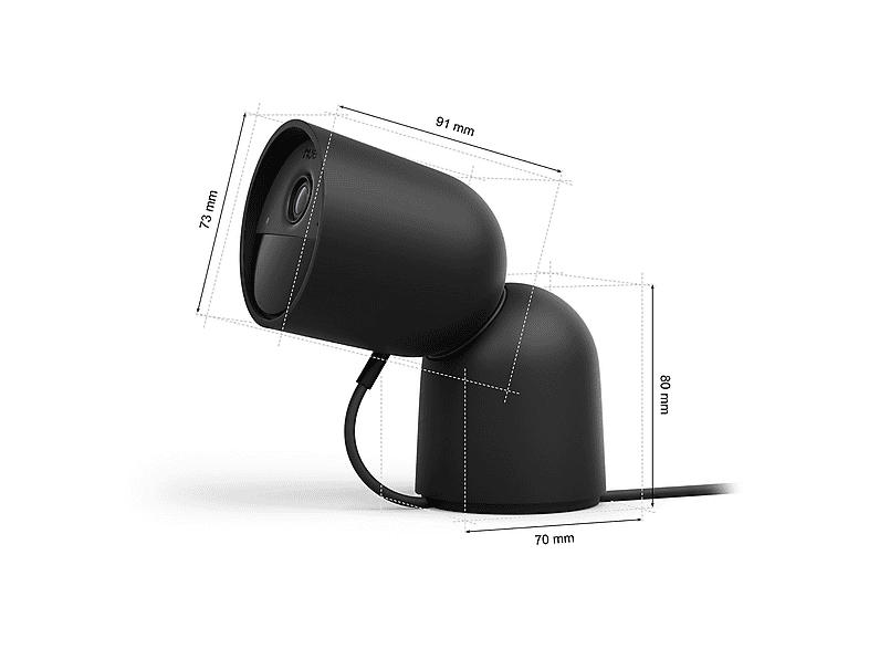 Thumbnail - PHILIPS Hue Secure Schwarz, Kabelgebundene, Smarte Kamera