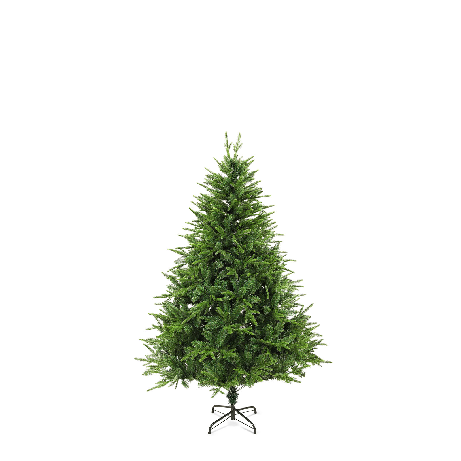 @HOME-XMAS Műfenyő, 120 cm, 3D lucfenyő friss hajtással PE/PVC (56480A)