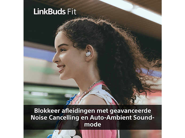 Sony LinkBuds Open - Draadloze Bluetooth Open Ear Buds - Transparant geluid, de hele dag comfort 4.8g, zweetbestendig, multipoint verbinding, 22 uur batterij, iOS & Android - Violet