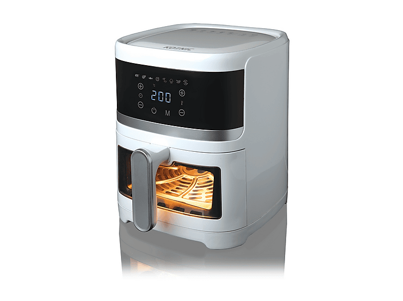 KOENIC KAF 41323 W FRIGGITRICE AD ARIA, capacità 3,7 l, Max potenza 1300 W, da 80 °C a 200 °C, White