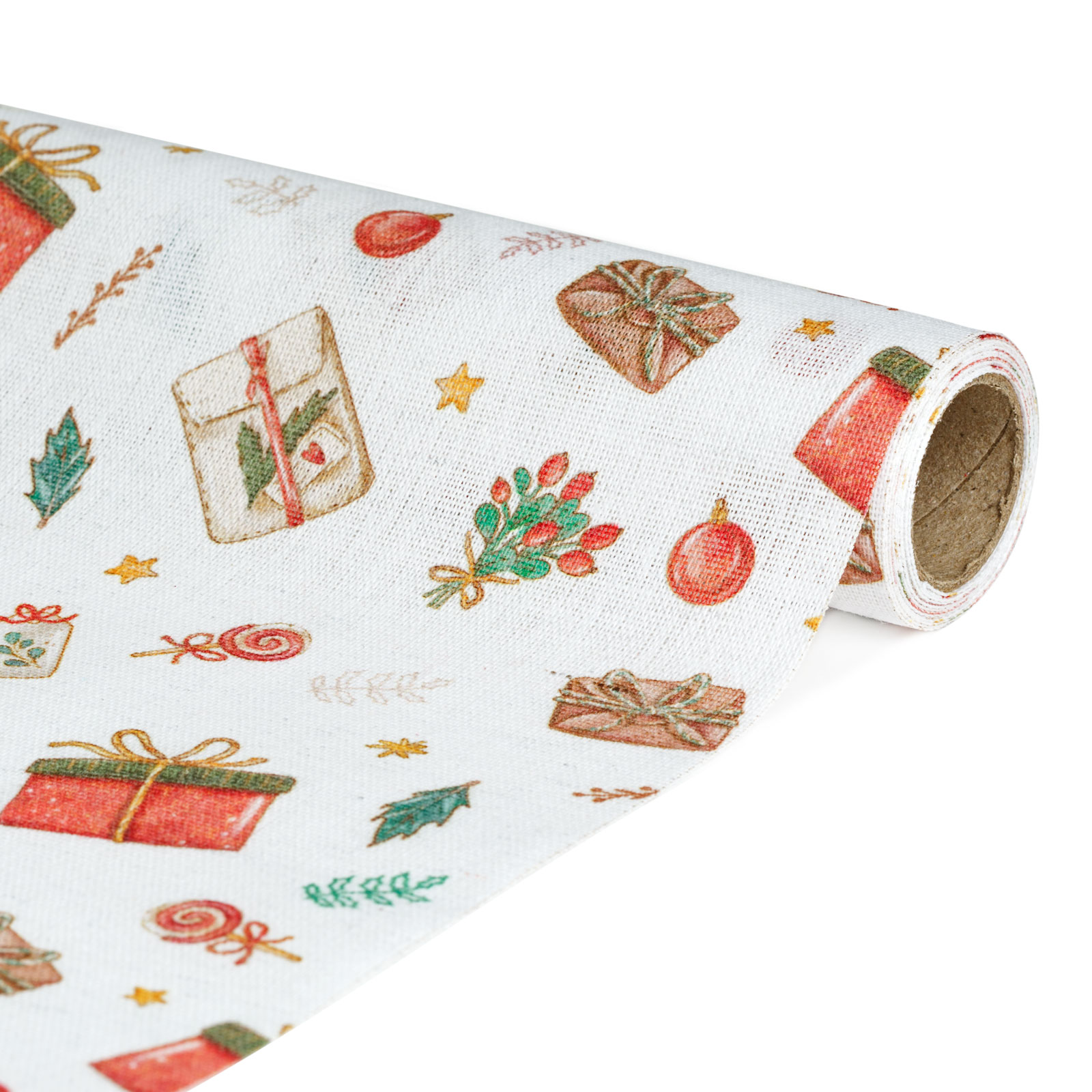 @HOME-XMAS Asztalterítő futó, 180 x 28 cm, 70% poliészter, 30% pamut (58206K)