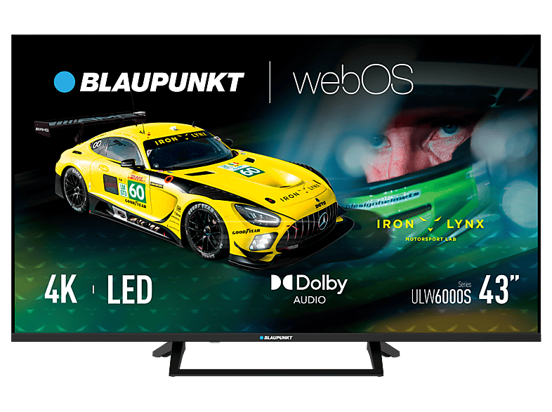 Telewizor LED BLAUPUNKT 43ULW6000S 43" 4K webOS HDR10 Czarny