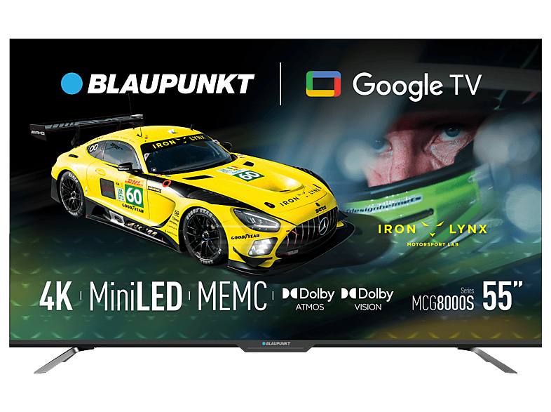 Telewizor BLAUPUNKT 55MCG8000S 55" MINILED 4K Google TV Dolby Atmos Dolby Vision HDMI 2.1