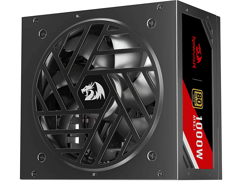 Zasilacz REDRAGON Master GC-MS03 1000W 80 Plus Gold ATX 3.1 Czarny – zdjęcie 3