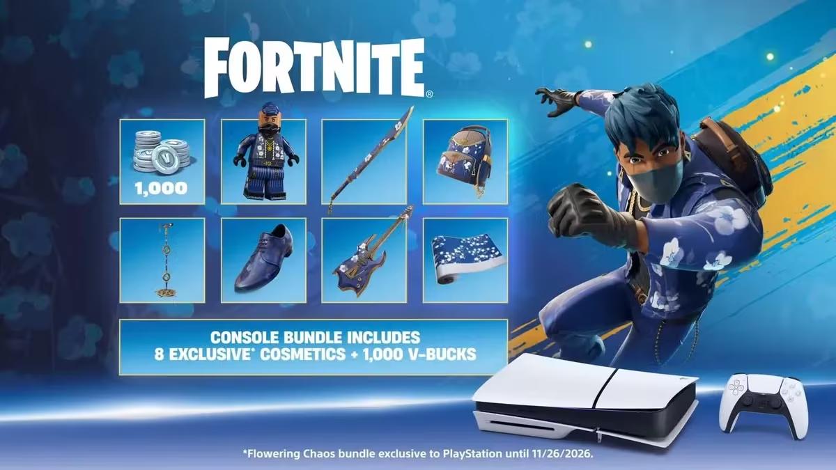 PS5 Slim Fortnite Packaging
