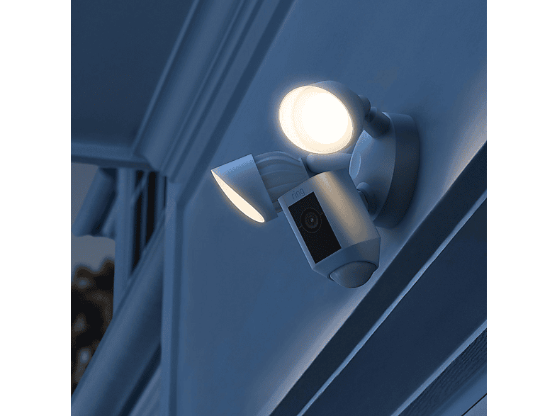 Thumbnail - RING Floodlight Cam Wired Plus - White, Überwachungskamera