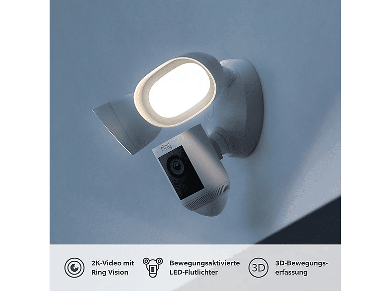 Thumbnail - RING Floodlight Cam Wired Pro, Überwachungskamera