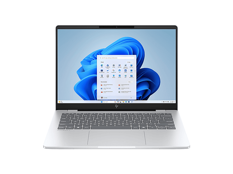 HP OMNIBOOK 7 AI 14-FR0019NL NOTEBOOK, 14 ”, processore Intel® Core Ultra 255U, Intel®, RAM 16 GB, 1000 GB SSD, Silver, Windows 11 Home