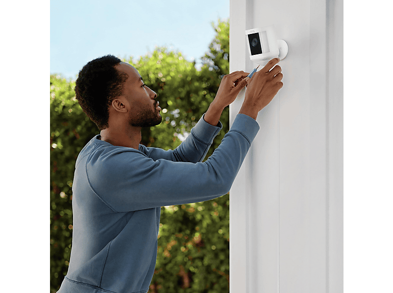 ring Spotlight Cam Plus, Überwachungskamera (Anzahl Kameras: 1, für Außen, Nachtsichtfunktion, HD, Schwarz) — Foto 5 von 5
