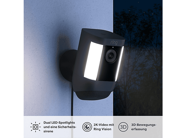 Thumbnail - RING Spotlight Cam Pro - Plug-In, Überwachungskamera