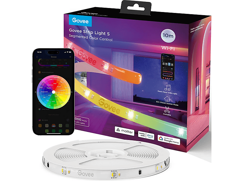 Govee Strip Light S (10 m); LED-Leuchtstreifen — Foto 2 von 2