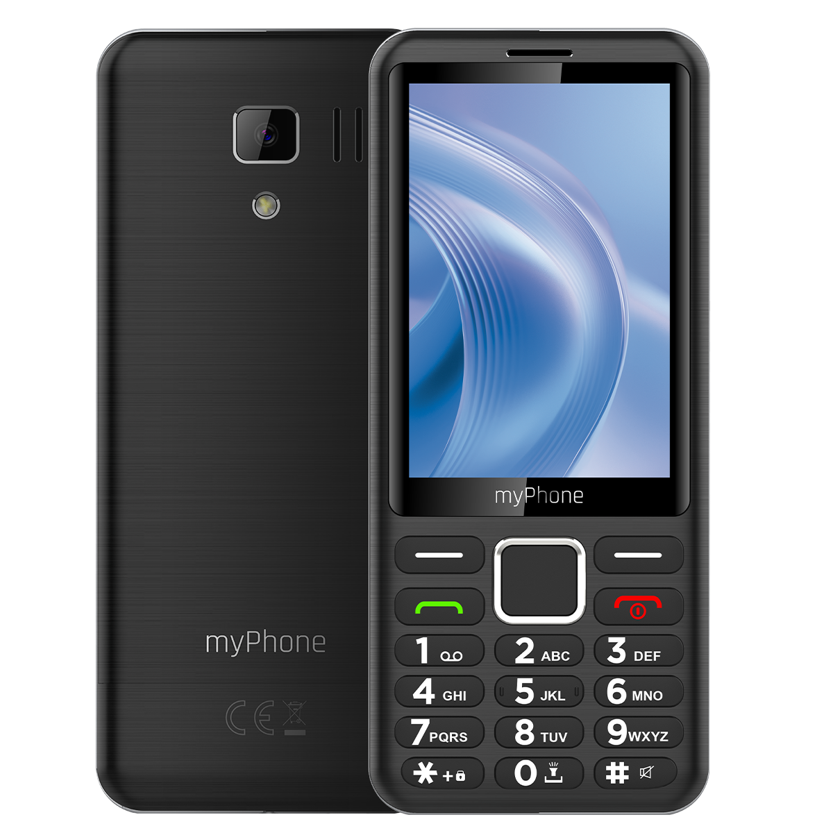 MYPHONE 3510 LTE DualSIM Fekete Kártyafüggetlen Mobiltelefon