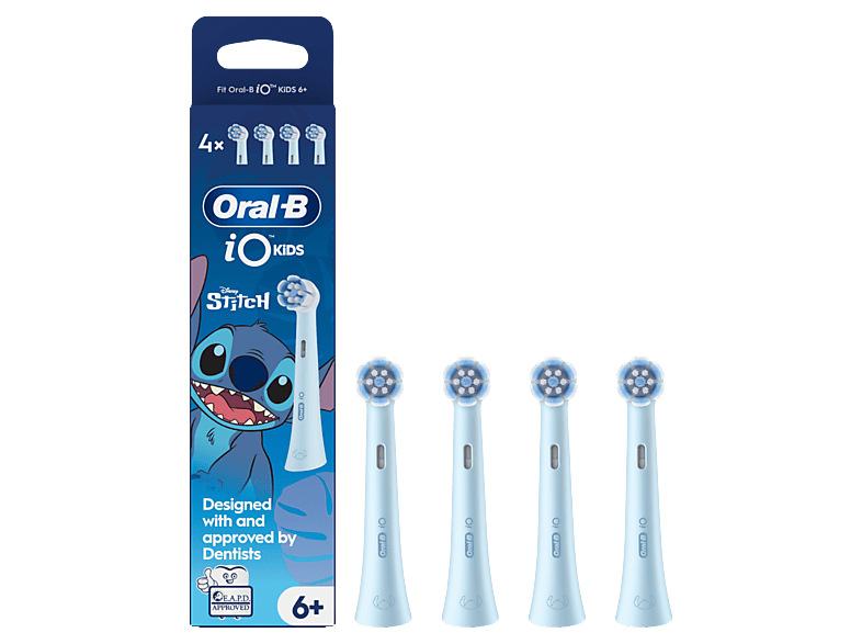 Oral b iO Çocuk Stitch Diş Fırçası Yedek Başlığı 4'lü Beyaz