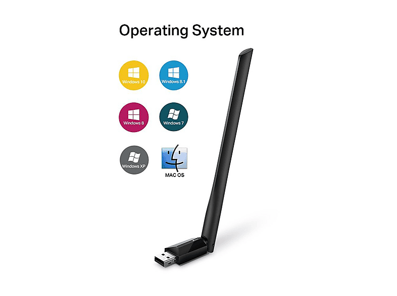 Thumbnail - TP-LINK Archer T2U Plus AC600 USB-Stick WLAN Adapter