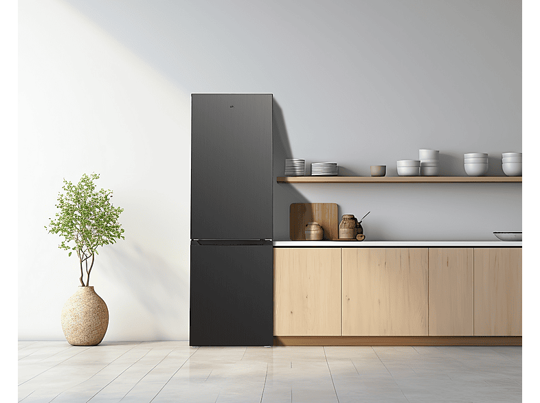 Thumbnail - OK. OFK 611-1 E NF IN Kühlgefrierkombination (E, 293 l, 1854 mm hoch, Weiß)