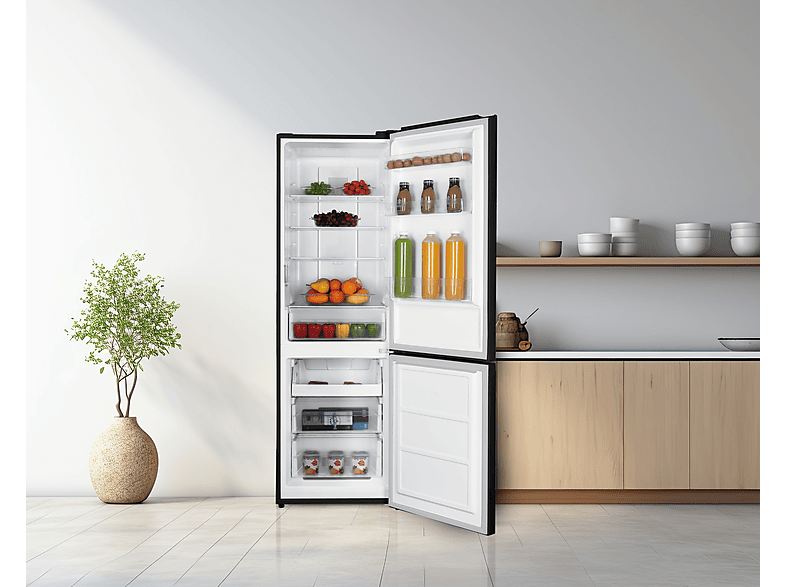 Thumbnail - OK. OFK 611-1 E NF IN Kühlgefrierkombination (E, 293 l, 1854 mm hoch, Weiß)