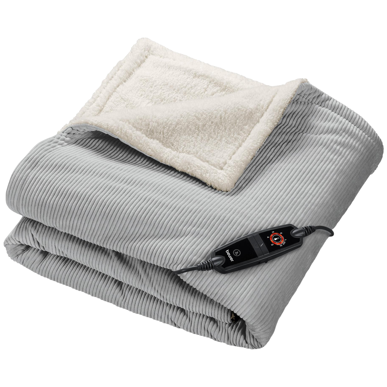 Beurer Hd 81 Cord Green Planet Elektrische Deken - Warmtedeken Onderdeken Wit