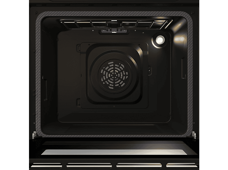 GORENJE Steel Heißluft Set (Einbauherd BCA6737AO5X und Kochfeld ECDA643SC) , Einbauherdset (Glaskeramik, A, 73 l)