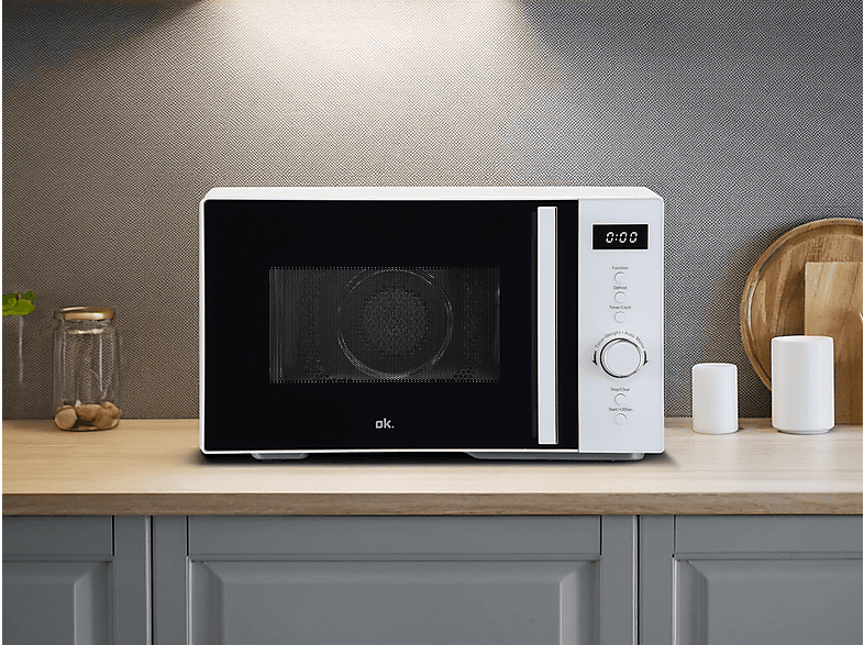 Thumbnail - OK. OMWC 2324 DW, Mikrowelle (900 Watt, Grillfunktion, Heißluftfunktion)