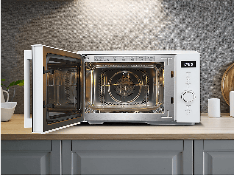 Thumbnail - OK. OMWC 2324 DW, Mikrowelle (900 Watt, Grillfunktion, Heißluftfunktion)