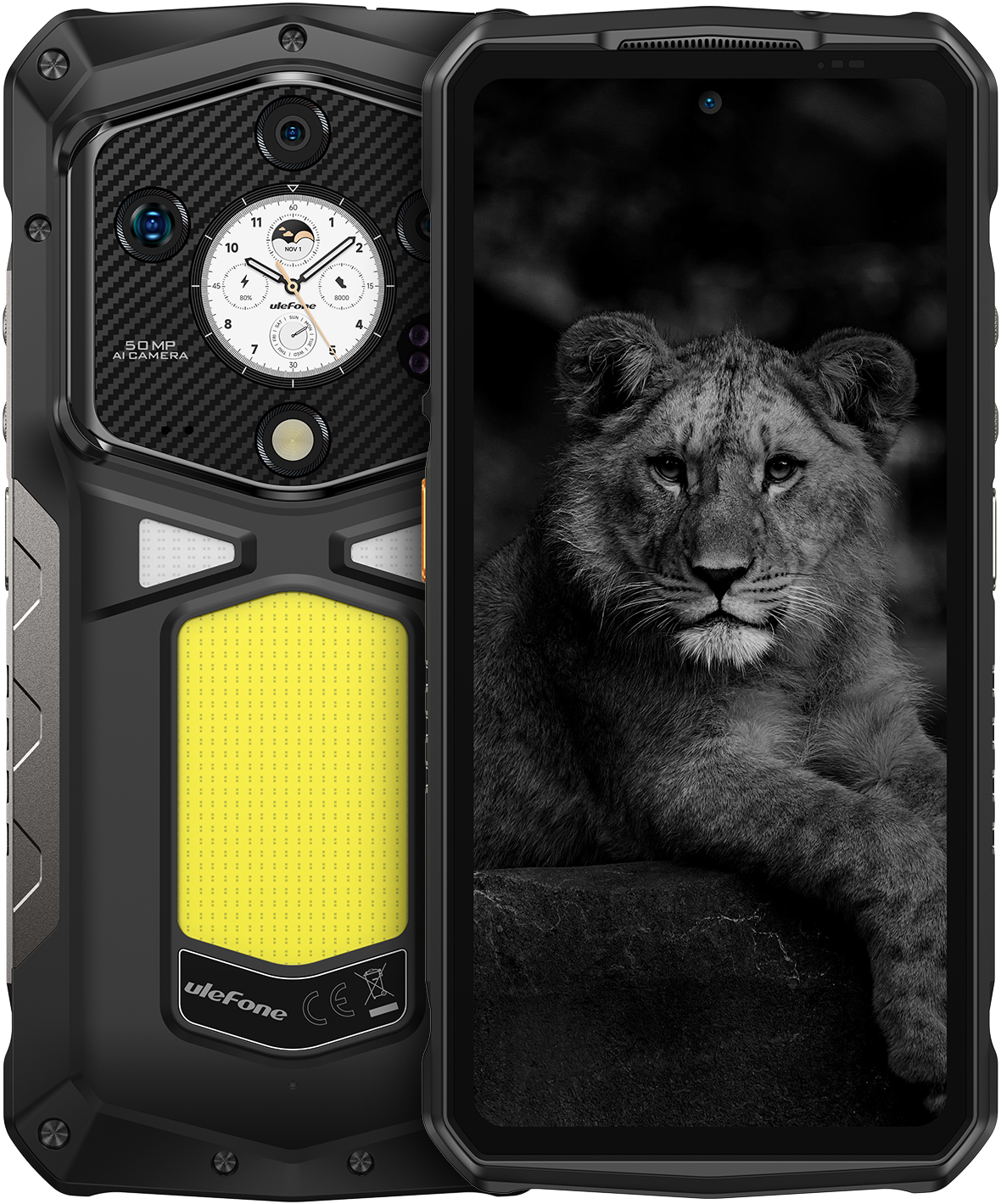 ULEFONE ARMOR 29 ULTRA 5G 16/1 TB DualSIM Fekete Kártyafüggetlen Okostelefon