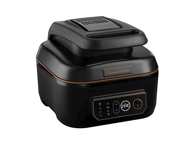 Russel Hobbs 26520-56 Friggitrice AD Aria, capacità 2,5 l, Max potenza 1745 W, 7 programmi a 260 °C, Nero
