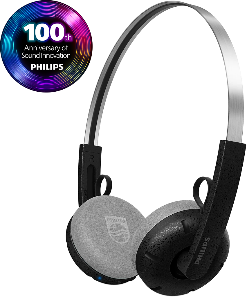 PHILIPS TAH2000BK/00 The Ringo vezeték nélküli fejhallgató, fekete