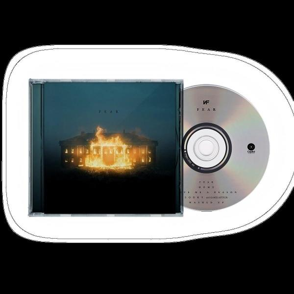 Albumcover: Ein brennendes Haus. CD mit dem Titel NF Fear.