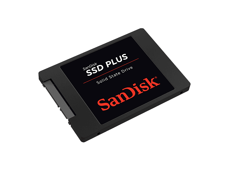 SANDISK SSD Plus 500GB, 2.5" SATA 6Gb/s; interne Festplatte — Foto 2 von 2