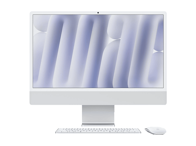 Apple iMac 24 cale: M4 8/8, 16GB, 256GB SSD - Srebrny