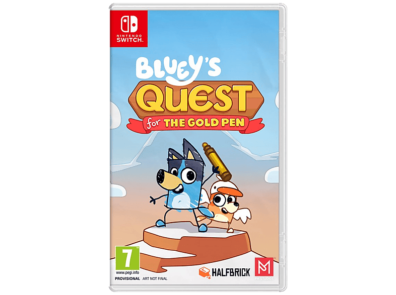 Bluey's Quest for the Gold Pen Nintendo Switch