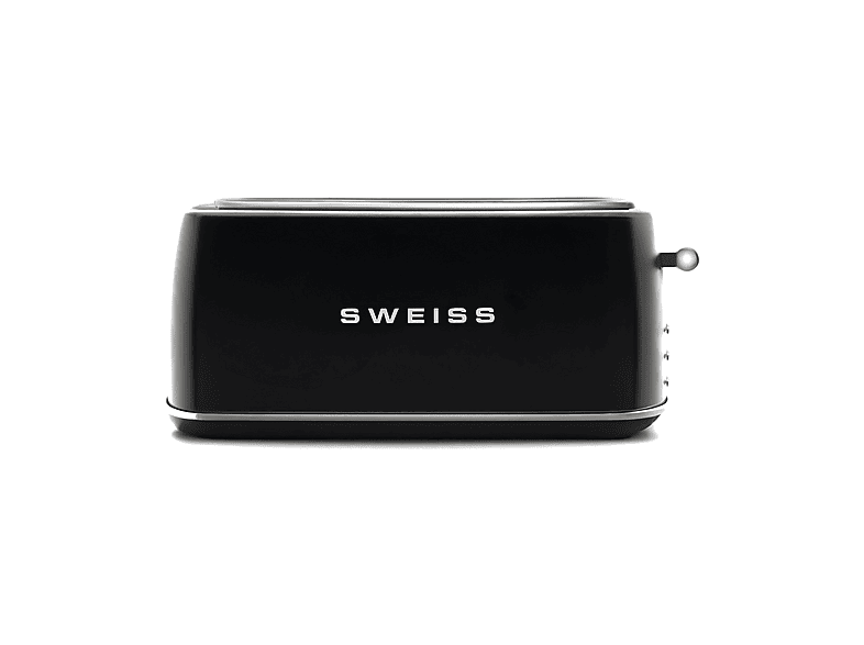 Tostapane SWEISS GRV9, Potenza 1500 W, Numero di fessure per tostare 2, Livelli tostatura 6 , Sistema sollevamento, Funzione scongelamento, Raccoglitore briciole, NERO