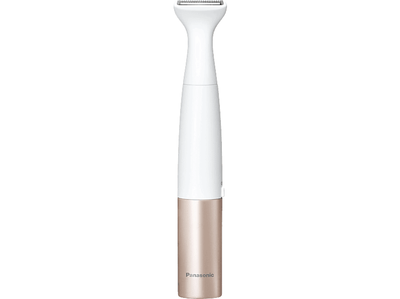 Afeitadora corporal - Panasonic ES-WM31-P301, Pilas, Cuchillas Hipoalergénicas, Seco y Mojado, Blanco
