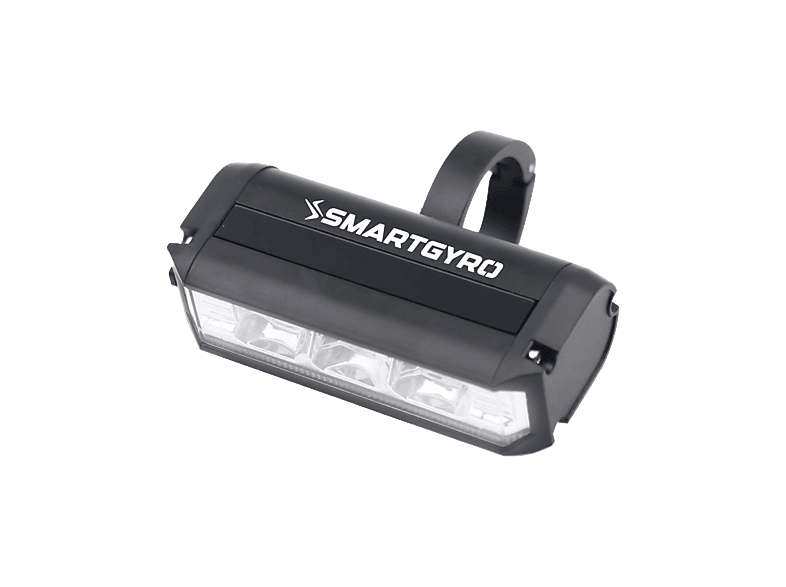 Accesorio patinete eléctrico - smartGyro SG27-578, Foco Bike/Scooter Pro HD, Anti Destellos, Carga USB, 4 Modos de Luz, Negro