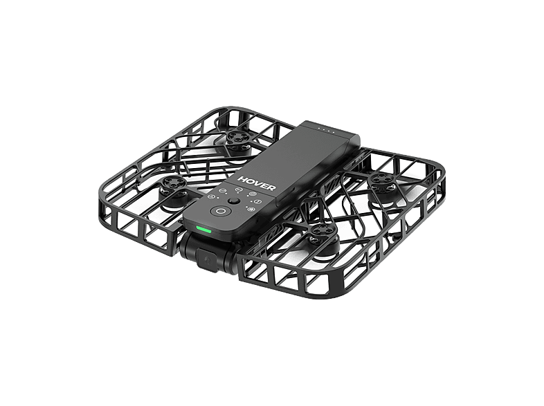 MediaMarkt X1 Combo, Hoverair Dron, 12 Megapixel, 11 Min Autonomía, 32 Gb Almacenamiento, Negro Carbón
