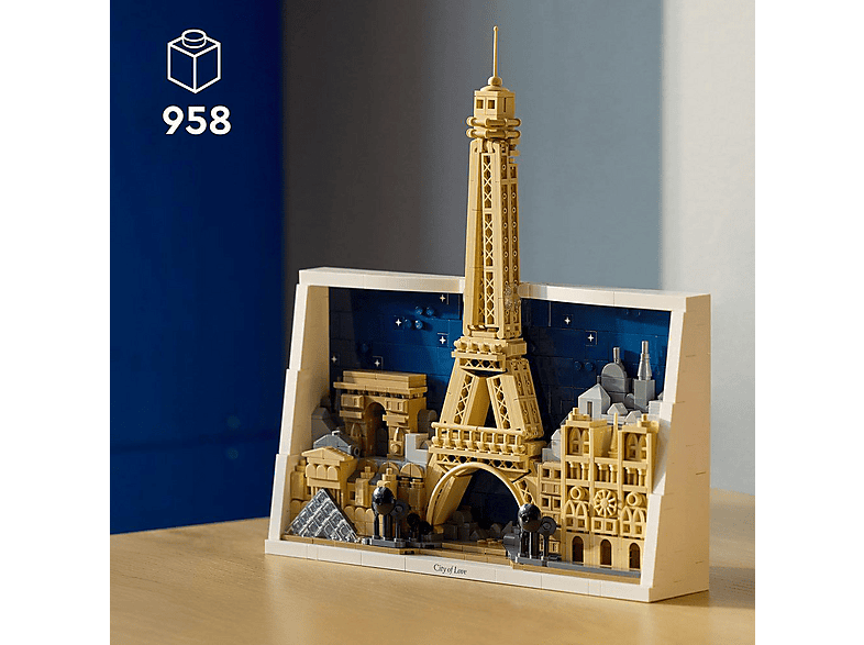 Lego Architecture: 21064 Paris – Stadt der Liebe Bausatz, Mehrfarbig — Foto 2 von 5