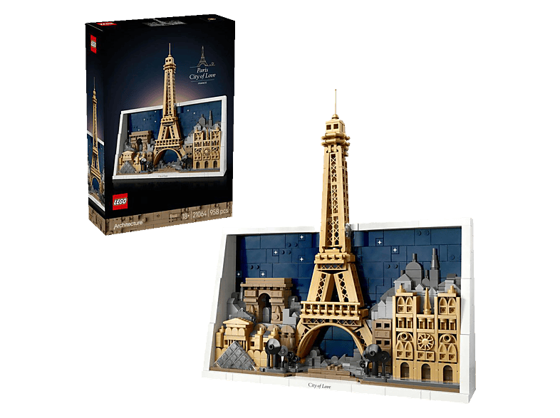 LEGO Architecture 21064 Paris - Stadt der Liebe Bausatz, Mehrfarbig Kunststoff Image
