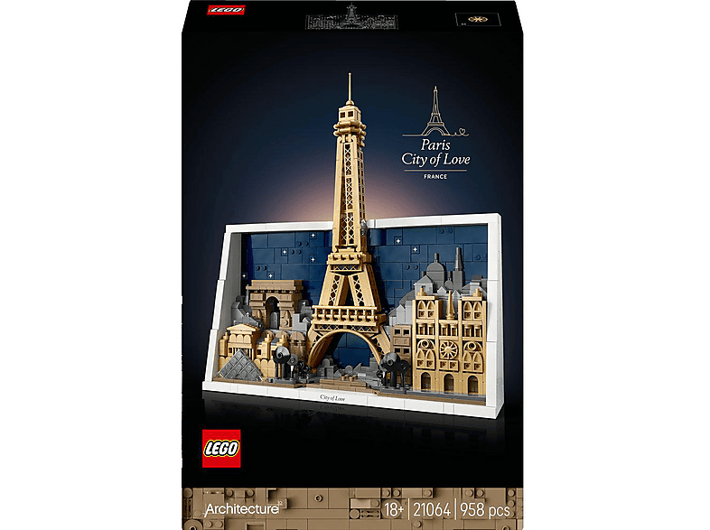 Lego Architecture: 21064 Paris – Stadt der Liebe Bausatz, Mehrfarbig — Foto 3 von 5