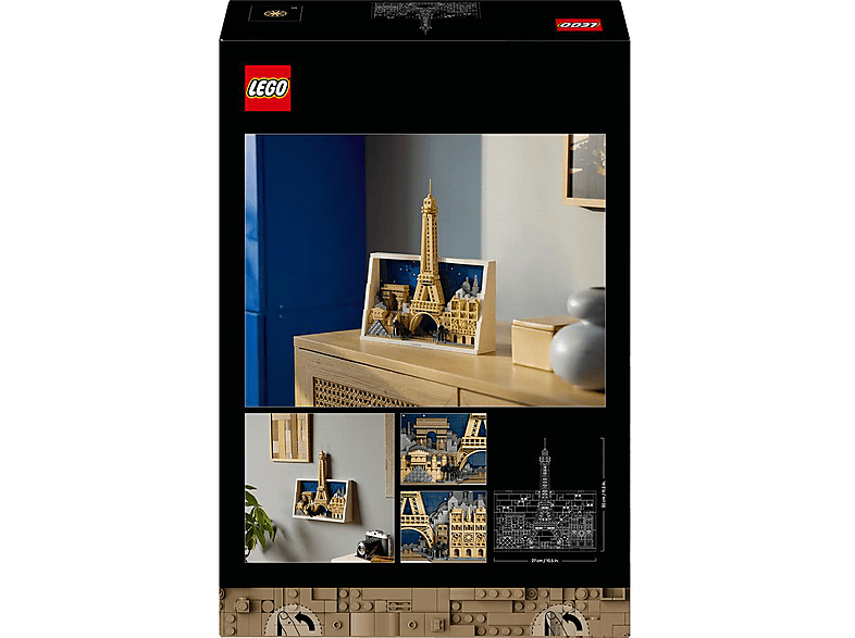 Lego Architecture: 21064 Paris – Stadt der Liebe Bausatz, Mehrfarbig — Foto 4 von 5
