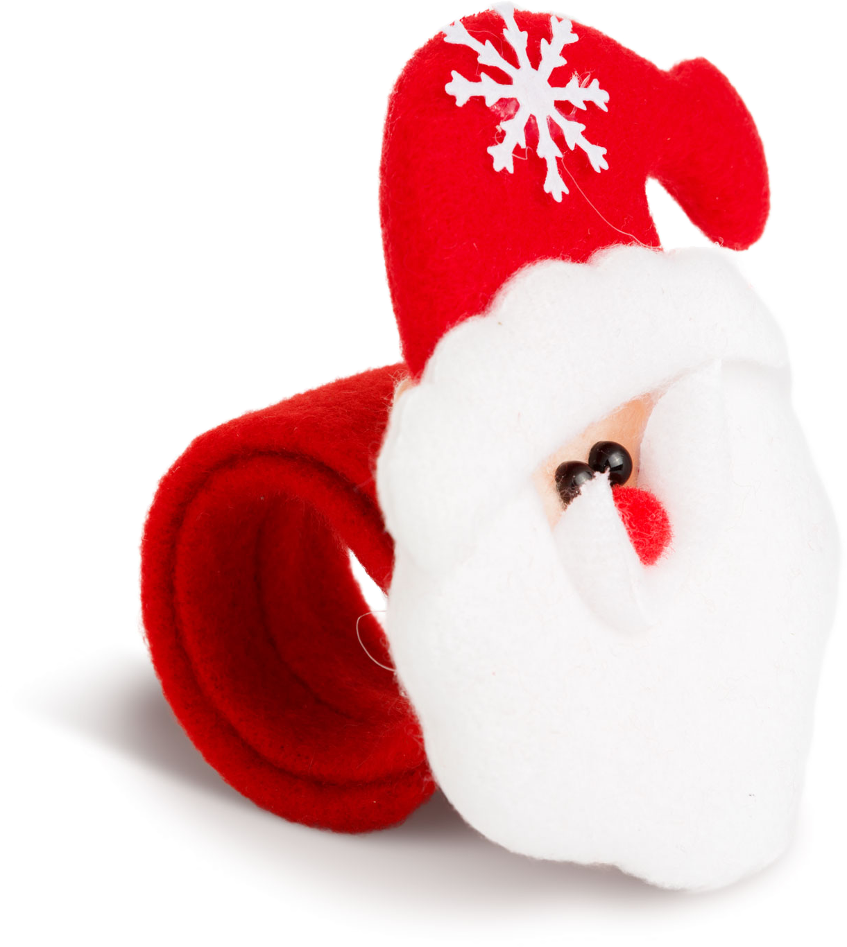 @HOME-XMAS Karácsonyi dekoráció, karkötő, kontykészítő, Mikulás, 21 x 8 cm (59737A)