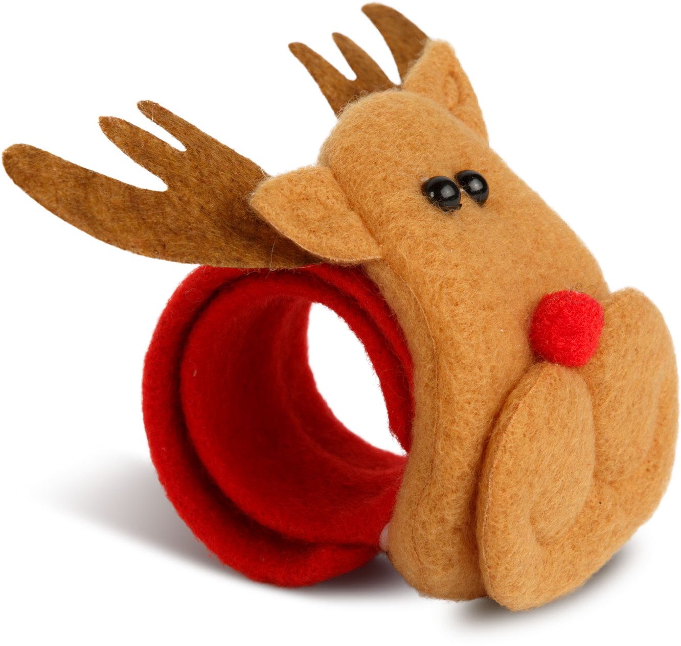 @HOME-XMAS Karácsonyi dekoráció, karkötő, kontykészítő, rénszarvas, 21 x 8 cm (59737C)