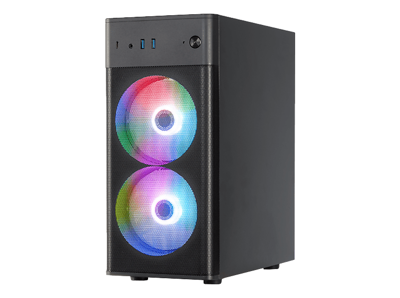 ERAZER Recon P40 (MD 340098), Gaming PC mit Intel® Core™ Ultra 5 Prozessor 225 (20 MB Cache, bis zu 4.90 GHz), 16 GB RAM, 1 TB SSD, NVIDIA GeForce RTX™ 5060 (8 GB, GDDR7), Windows 11 Home
