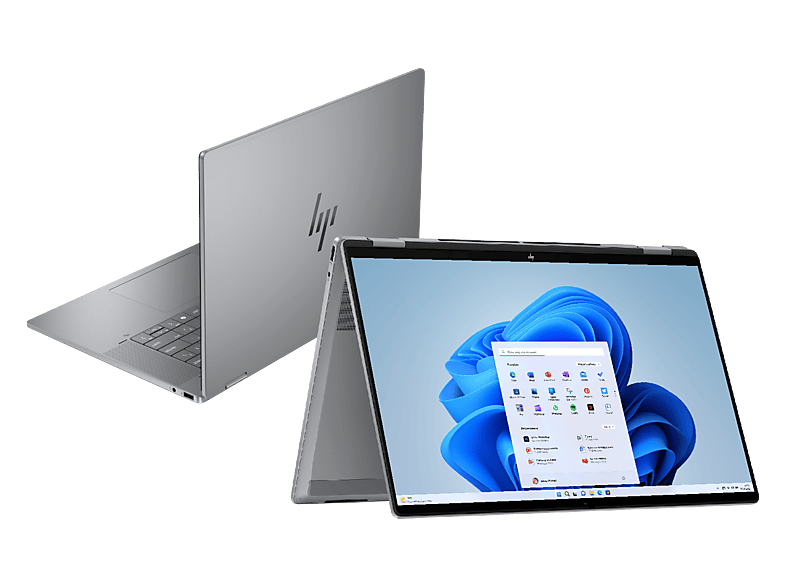 Laptop 2w1 HP OmniBook X Flip 16-ar0001nw 2K Dotykowy Ryzen™ Al 7 350 / 24 GB RAM 1 TB SSD Radeon™ 680 Windows 11 Home Srebrny